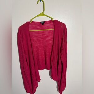 Torrid Vibrant Pink Cardigan